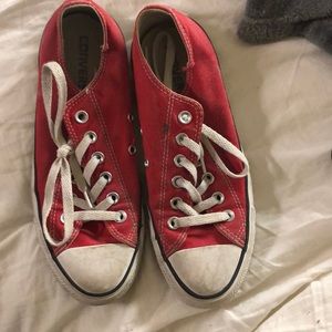 red low top converse